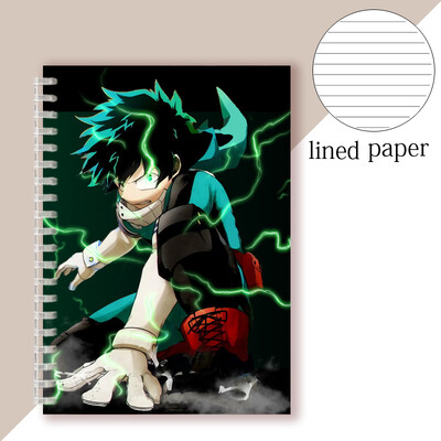 A5 Cuadernos Anime märkmik Dabi My Hero Academia Boku No Hero Caderno Libreta visandiraamat Erying Eri Deku Toga Shigaraki Agenda