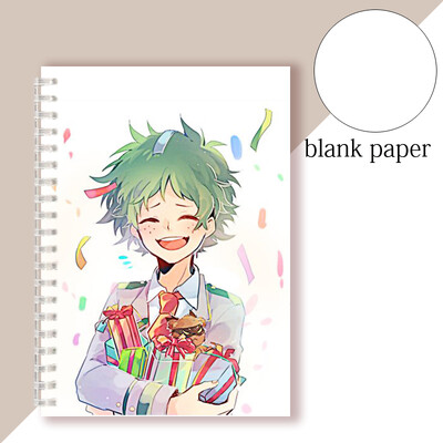 A5 Cuadernos Anime märkmik Dabi My Hero Academia Boku No Hero Caderno Libreta visandiraamat Erying Eri Deku Toga Shigaraki Agenda