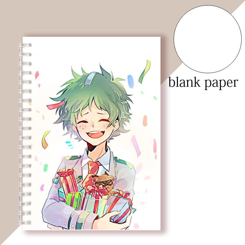 A5 Cuadernos Anime märkmik Dabi My Hero Academia Boku No Hero Caderno Libreta visandiraamat Erying Eri Deku Toga Shigaraki Agenda