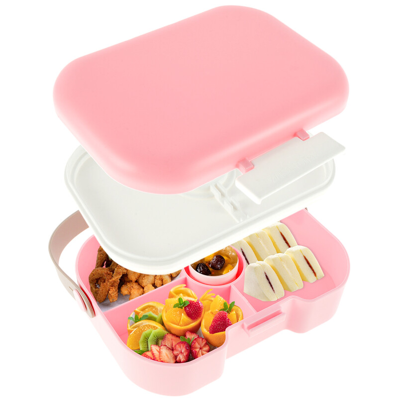 1300 ml suure mahutavusega Bento kast 5 kambriga suletud lekkekindel söögikarp Mikrolaineahjus nõudepesumasinas ohutu kaasaskantav toidukonteiner