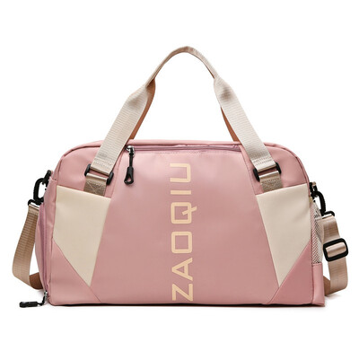 Geantă de sport pentru gimnastică, ambalaj uscat, umed, genți de yoga pentru femei, genți de umăr pentru antrenament fitness, pantofi, buzunar, bagaje, geantă de mână