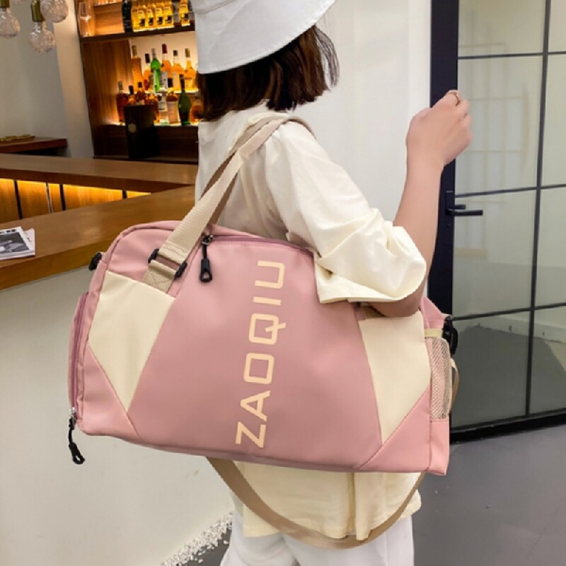 Geantă de sport pentru gimnastică, ambalaj uscat, umed, genți de yoga pentru femei, genți de umăr pentru antrenament fitness, pantofi, buzunar, bagaje, geantă de mână