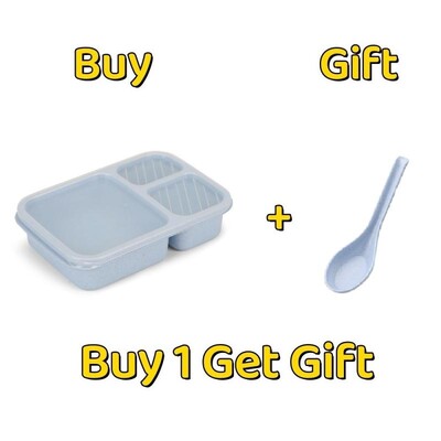 Cutie de prânz pentru cuptor cu microunde, paie de grâu, vesela, container de depozitare a alimentelor, pentru copii, copii, birou, școală, cutie portabilă bento, sac de prânz