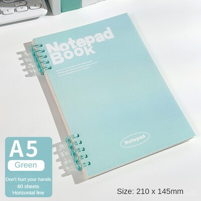 Labava spiralna bilježnica, odvojiva A5 bilježnica na zavojnicu, zgodna jednostavna studentska bilježnica, slatke bilježnice za djevojčice na veliko