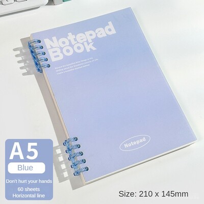 Labava spiralna bilježnica, odvojiva A5 bilježnica na zavojnicu, zgodna jednostavna studentska bilježnica, slatke bilježnice za djevojčice na veliko