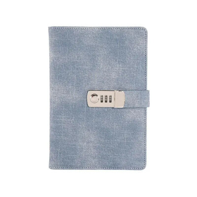 Uus A5 retro parooliraamat koos Lock Diary Book Õpilase märkmiku märkmiku alamparooliga Lukusta märkmik