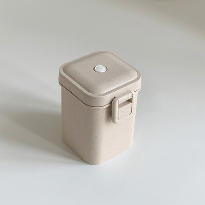 Cutie de prânz Kawaii pentru copii, școală, adulți, birou, paie de grâu, drăguță, cuptor cu microunde, picnic, cutie portabilă mare Bento cu lingură Bețișoare