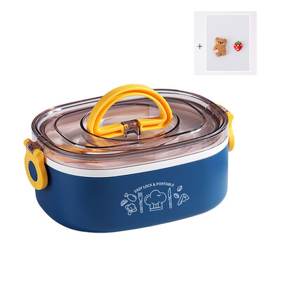 Kawaii lõunakarp tüdrukutele, naistele, armas plastikust piknik Bento Box mikrolaineahjuga kaasaskantav toidukonteiner täiskasvanutele töö lastekool