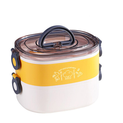 Kawaii lõunakarp tüdrukutele, naistele, armas plastikust piknik Bento Box mikrolaineahjuga kaasaskantav toidukonteiner täiskasvanutele töö lastekool