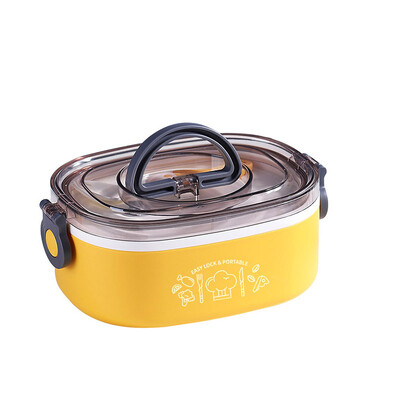 Kawaii lõunakarp tüdrukutele, naistele, armas plastikust piknik Bento Box mikrolaineahjuga kaasaskantav toidukonteiner täiskasvanutele töö lastekool