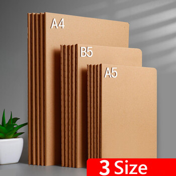 A4/A5/B5 Practice Book Diary For Drawing Painting Graffiti SketchBook Blank Grid Line Notepad Notebook Stationery School Supplie