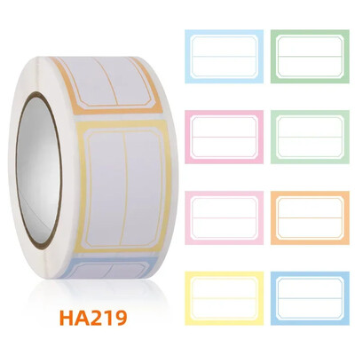 350 buc/rola, autocolante auto-adezive, scrise de mână, pentru elevi de grădiniță, cartea plic goală, etichete autocolante