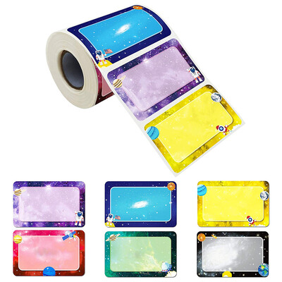 Uued 150 tk/rulli nimekleebised 6 kujundusega värvilised taimemustrilised pitseerimissildid õpilastele lastele nimesildid kontoritarbed