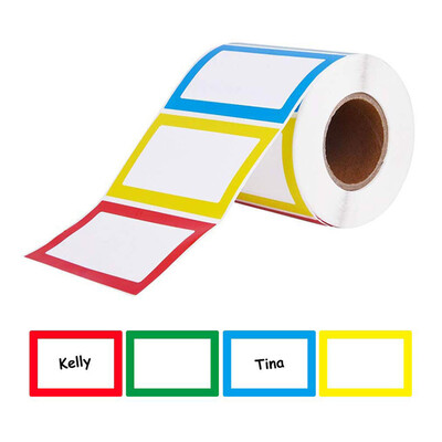 Uued 150 tk/rulli nimekleebised 6 kujundusega värvilised taimemustrilised pitseerimissildid õpilastele lastele nimesildid kontoritarbed