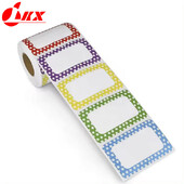 LKX 400TK Värvilised tähed Isekleepuvad Erinevad kleebised Eemaldatavad etikettkleebised Nimesilt Pudel Fail Dokument Koolitarbed