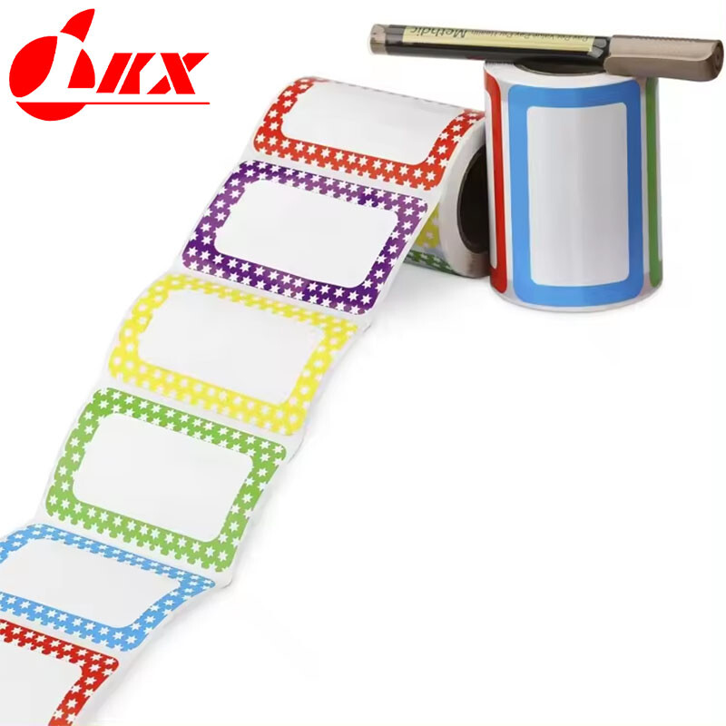 LKX 400TK Värvilised tähed Isekleepuvad Erinevad kleebised Eemaldatavad etikettkleebised Nimesilt Pudel Fail Dokument Koolitarbed