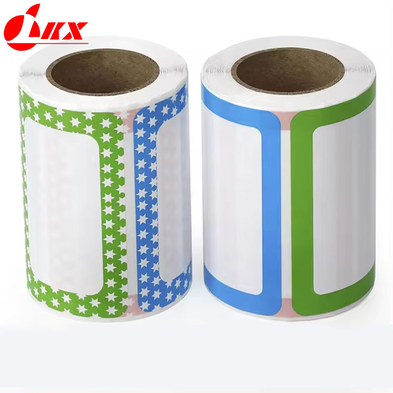 LKX 400TK Värvilised tähed Isekleepuvad Erinevad kleebised Eemaldatavad etikettkleebised Nimesilt Pudel Fail Dokument Koolitarbed