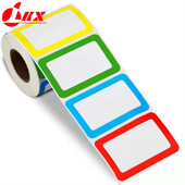 LKX 400tk värviline tühi käsitsi kirjutatud nimekleebised sildid Laste kooliõpetajate pakkumine kirjatarvete kleebis veepudeli laud