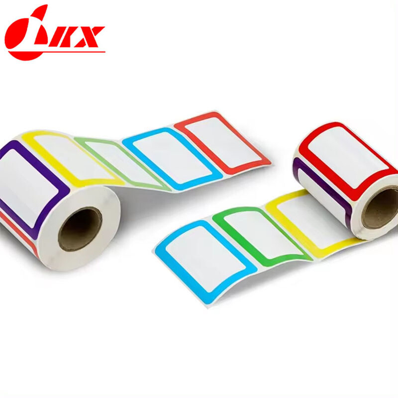 LKX 400tk värviline tühi käsitsi kirjutatud nimekleebised sildid Laste kooliõpetajate pakkumine kirjatarvete kleebis veepudeli laud