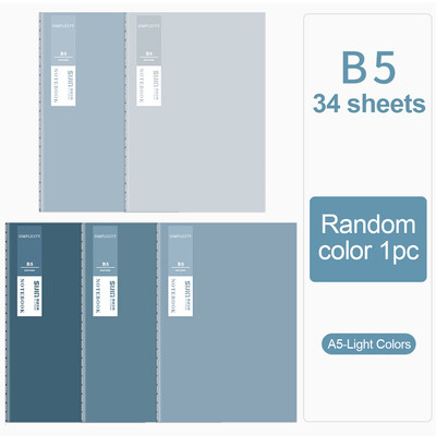 Bilježnica s crtom A5/B5 Bilježnica Planer Bilježnica 34 lista Bilježnica Vježbenica Dnevni dnevnik Popisi zadataka Nasumične boje
