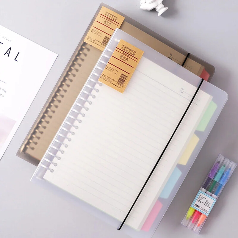 A5 lahtiste lehtedega märkmikuköitja täitepaber 60 lehte täitepaber Eemaldatav kiirkirja paberi asenduskomplekt kooli kirjatarbed