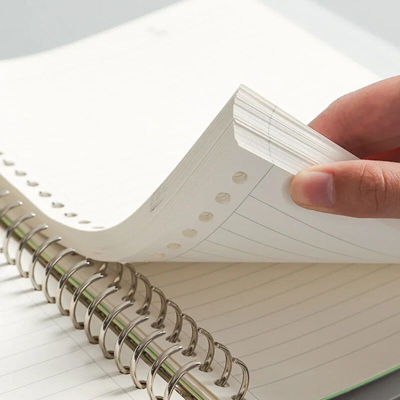 A5 lahtiste lehtedega märkmikuköitja täitepaber 60 lehte täitepaber Eemaldatav kiirkirja paberi asenduskomplekt kooli kirjatarbed