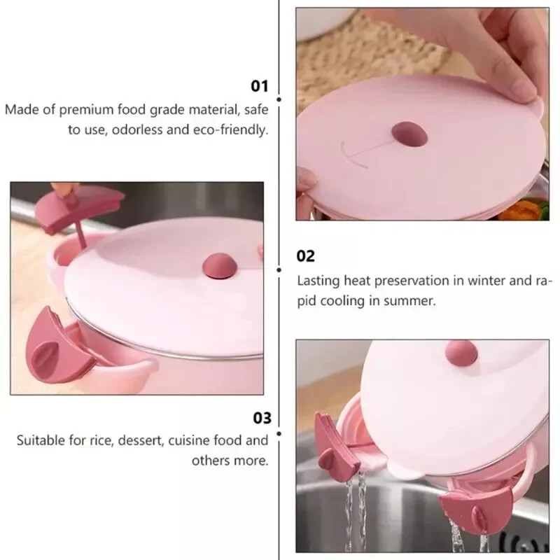 Lastele söögiriistad isolatsioon söötmine õhtusöögitaldrik lõunakarp Beebi lauanõud kaasaskantav roostevabast terasest kauss lastele Bento kast