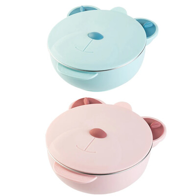 Söögiriistade isolatsioon söötmine õhtusöögitaldrik lõunakarp beebi lauanõud kaasaskantav roostevabast terasest kauss lastele Bento kast