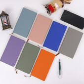 Caiet de afaceri A6 din piele moale PU Planificator săptămânal Blocnotes pentru călători Agenda hârtie de scris Jurnal Carte Rechizite școlare de birou