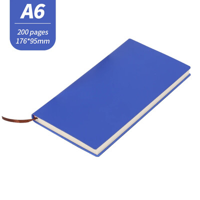 Caiet de afaceri A6 din piele moale PU Planificator săptămânal Blocnotes pentru călători Agenda hârtie de scris Jurnal Carte Rechizite școlare de birou