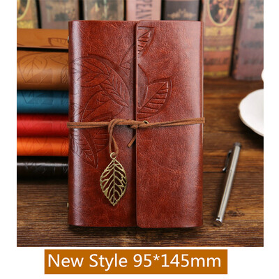 Retro spiraalmärkmiku päevik Märkmik Vintage Piraat-ankrud PU-nahast märkmeraamat Vahetatavad kirjatarvete kingitused reisijatele