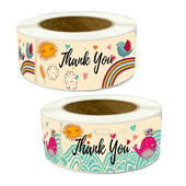 120 tk/rull Värviline tänukleebise pitseri silt Aitäh, et toetate minu väikeettevõtte kleebis Pulma väljalõigete albumi kleebis