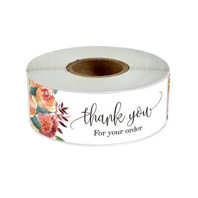 120 tk/rull Värviline tänukleebise pitseri silt Aitäh, et toetate minu väikeettevõtte kleebis Pulma väljalõigete albumi kleebis