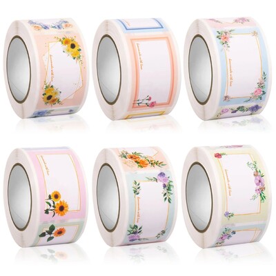 250 buc Etichete pentru biberoane Etichete cu nume Etichete cu nume florale pentru sala de clasă, școală, birou, decorațiuni pentru baby shower, decorațiuni pentru petrecerea de naștere