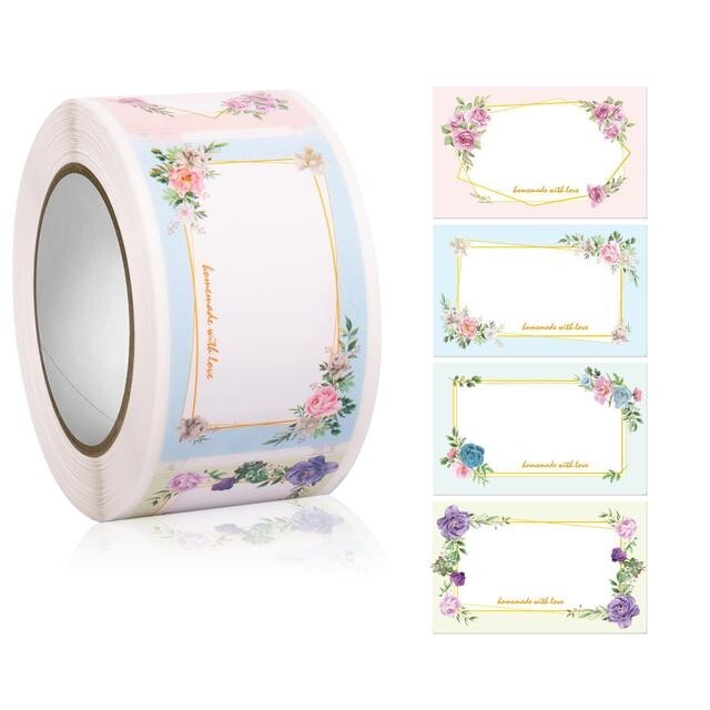250 buc Etichete pentru biberoane Etichete cu nume Etichete cu nume florale pentru sala de clasă, școală, birou, decorațiuni pentru baby shower, decorațiuni pentru petrecerea de naștere