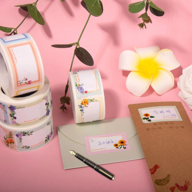 250 buc Etichete pentru biberoane Etichete cu nume Etichete cu nume florale pentru sala de clasă, școală, birou, decorațiuni pentru baby shower, decorațiuni pentru petrecerea de naștere