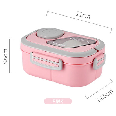 Φορητό κουτί μεσημεριανού γεύματος Θήκη από άχυρο σίτου Bento Κουτί λαβής μεταφοράς Επαναχρησιμοποιήσιμα Δοχεία επιτραπέζιων σκευών Γεύμα Σνακ Δοχεία φαγητού