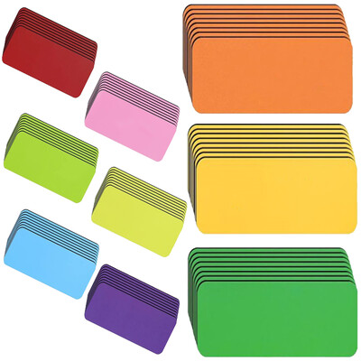 54 de buc Etichete magnetice Etichete cu magneți șters uscat Etichete pentru table albe de la frigider Nume convenabil