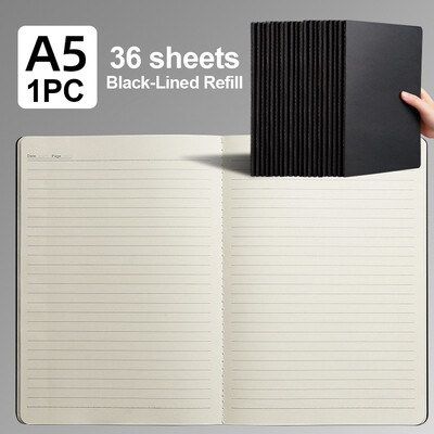 Caiet A5 Planificator cu căptușeală Bloc de note din hârtie kraft Caiet de schițe Caiet necompletat portabil Carte de jurnal zilnică Rechizite școlare