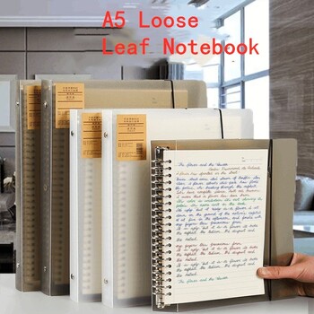 A5 B5 20 Holes Loose-Leaf Notebook Refill 60 Sheet Spiral Binder Paper Index Inside Page Dot Grid Blank Connell Stationery