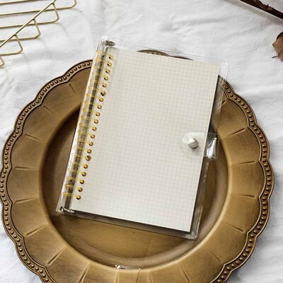 A5 B5 20 rupica za bilježnicu s slobodnim listovima, dopuna za 60 listova, spiralni uvez, papirni indeks, unutarnja stranica, točkasta mreža, prazna Connell dopisnica