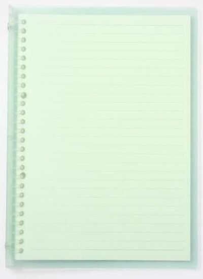 A5 B5 20 rupica za bilježnicu s slobodnim listovima, dopuna za 60 listova, spiralni uvez, papirni indeks, unutarnja stranica, točkasta mreža, prazna Connell dopisnica