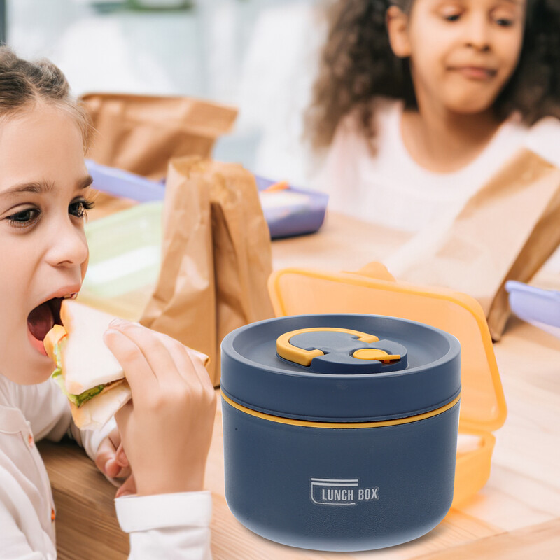 Isoleeritud sööginõud suupistete lõunakarp soojendusega lõunakarp täiskasvanutele koos kaanega kompaktse, korduvkasutatava toiduga lapsele