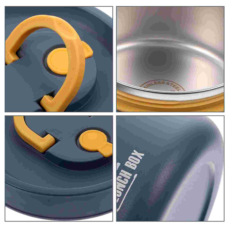 Isoleeritud sööginõud suupistete lõunakarp soojendusega lõunakarp täiskasvanutele koos kaanega kompaktse, korduvkasutatava toiduga lapsele