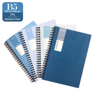 1 tk 40/80 lehtedega vintage spiraalmähisega märkmik A5/B5 memopäevik märkmik Spiraaldisaini õpilastele kirjatarbed Kontoriäri