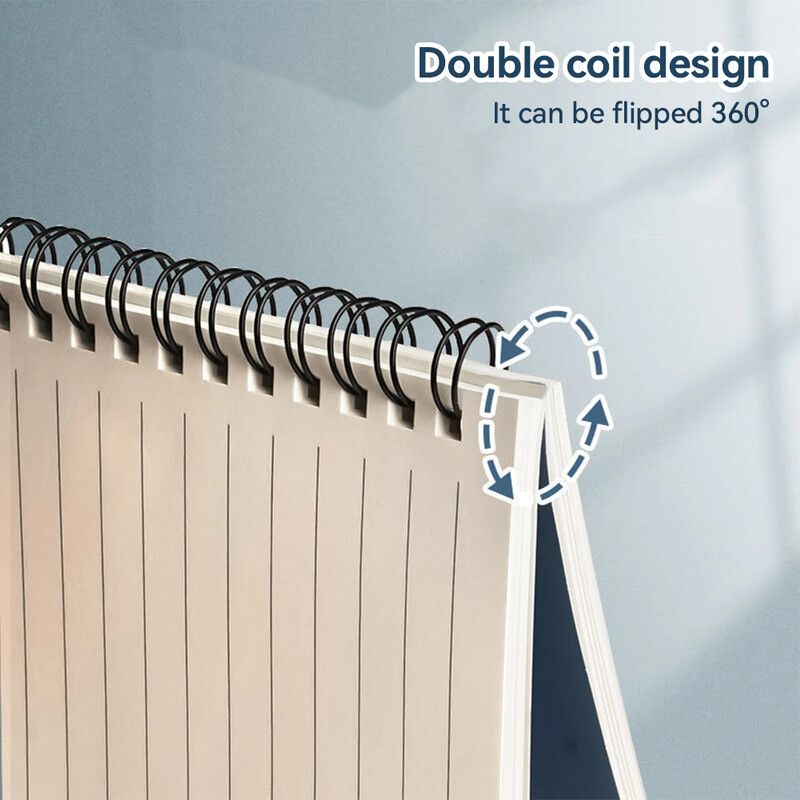 1 tk 40/80 lehtedega vintage spiraalmähisega märkmik A5/B5 memopäevik märkmik Spiraaldisaini õpilastele kirjatarbed Kontoriäri