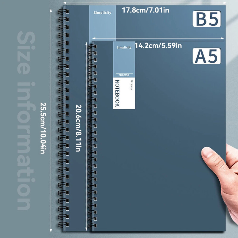 1 tk 40/80 lehtedega vintage spiraalmähisega märkmik A5/B5 memopäevik märkmik Spiraaldisaini õpilastele kirjatarbed Kontoriäri