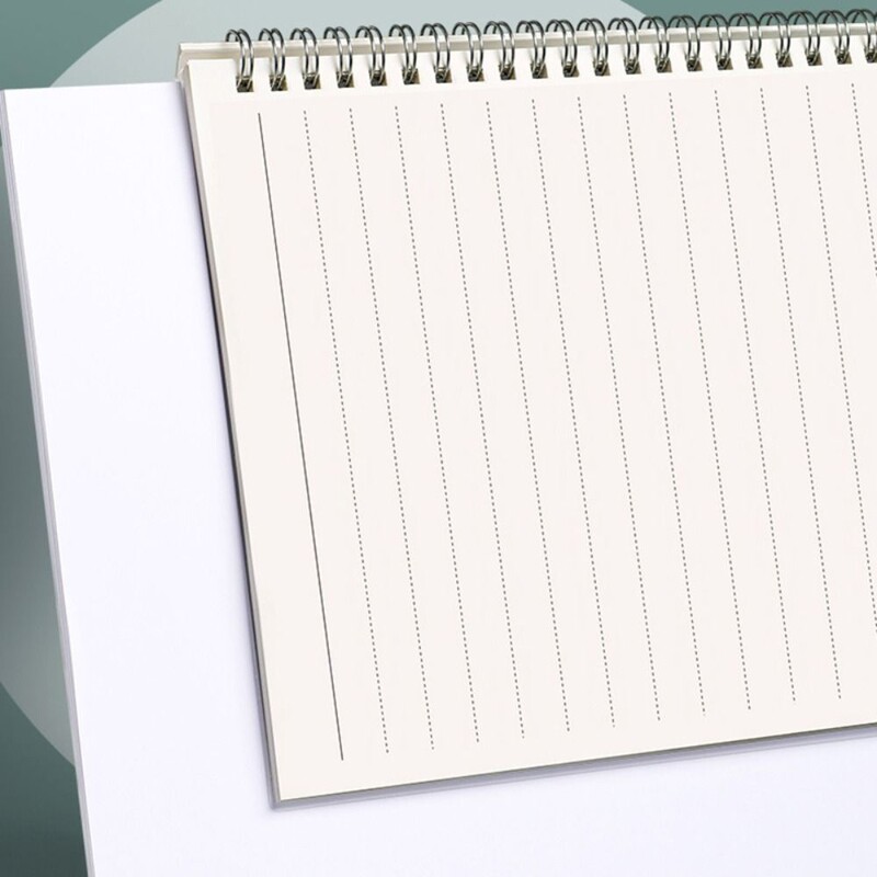 Kvaliteetne A5/B5/A4 mähisega sülearvuti, 80 lehe ruudustikud/tühjad/horisontaalsed jooned, spiraalmärkmik, ümberpööratav visandivihik, kingitus õpilastele