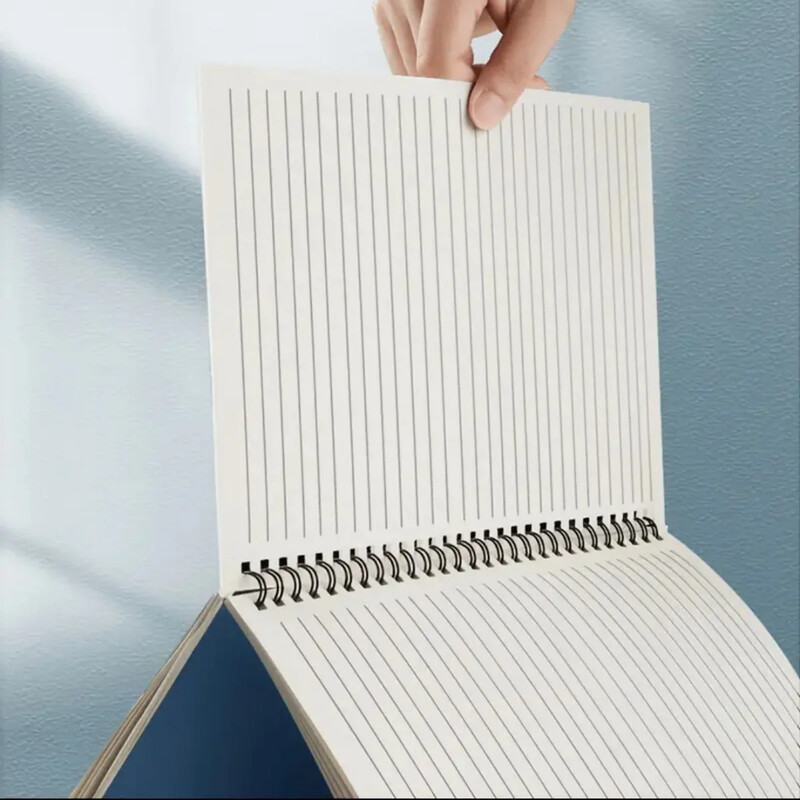 A5, 1 set od 4 komada, po 40 listova, jednostavna plava, bilježnica u zavoju, osnovnoškolci, studenti, za ured, bilježnica