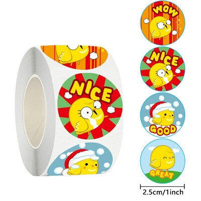 Karštas veido lipdukas Apdovanojimas Animacinis lipdukas Mokytojai Vaikai Padėkos Apvalios fluorescencinės spalvos dėmės Prekės Laimės paskata